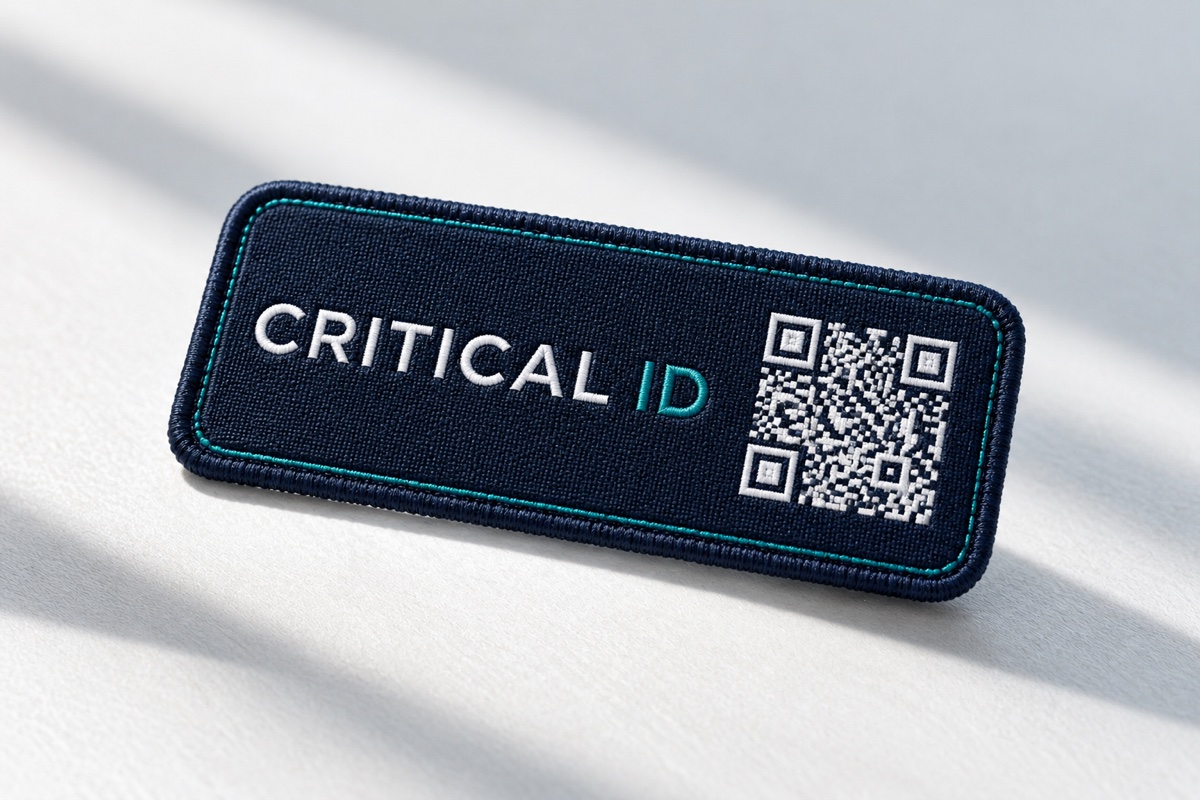 Woven Critical ID Patch concept render